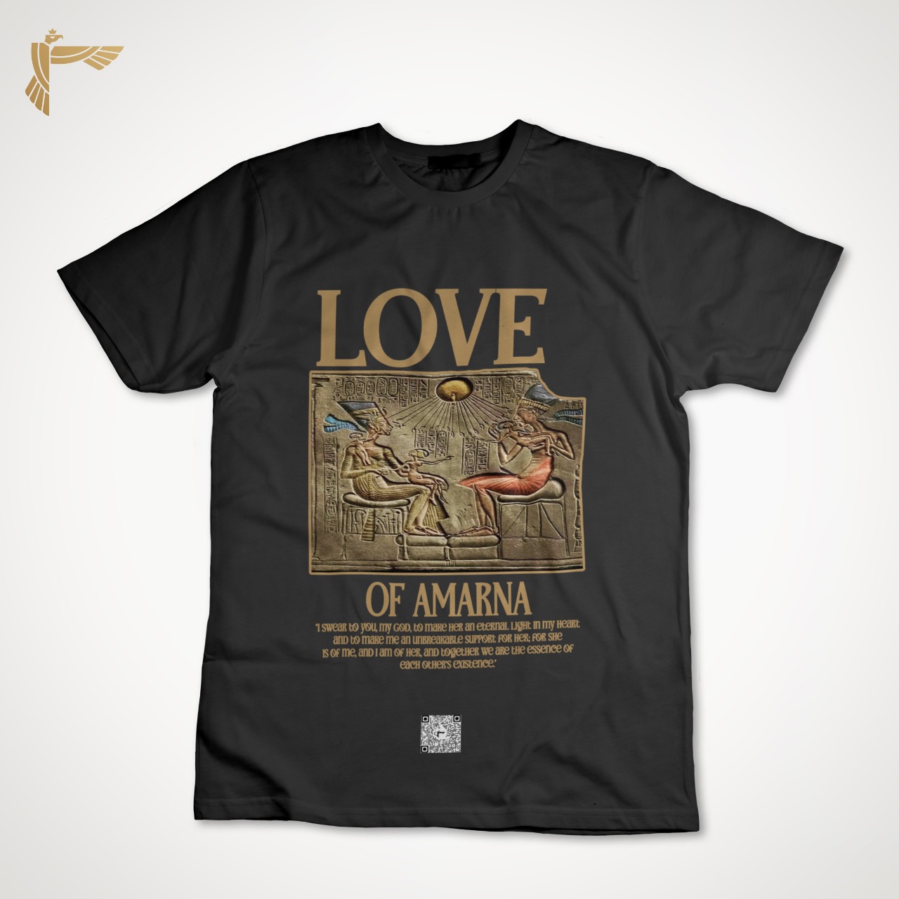 Camiseta negra "El amor de Amrana"