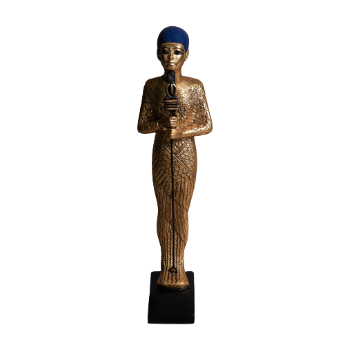 Vergoldete Gott Ptah Statue