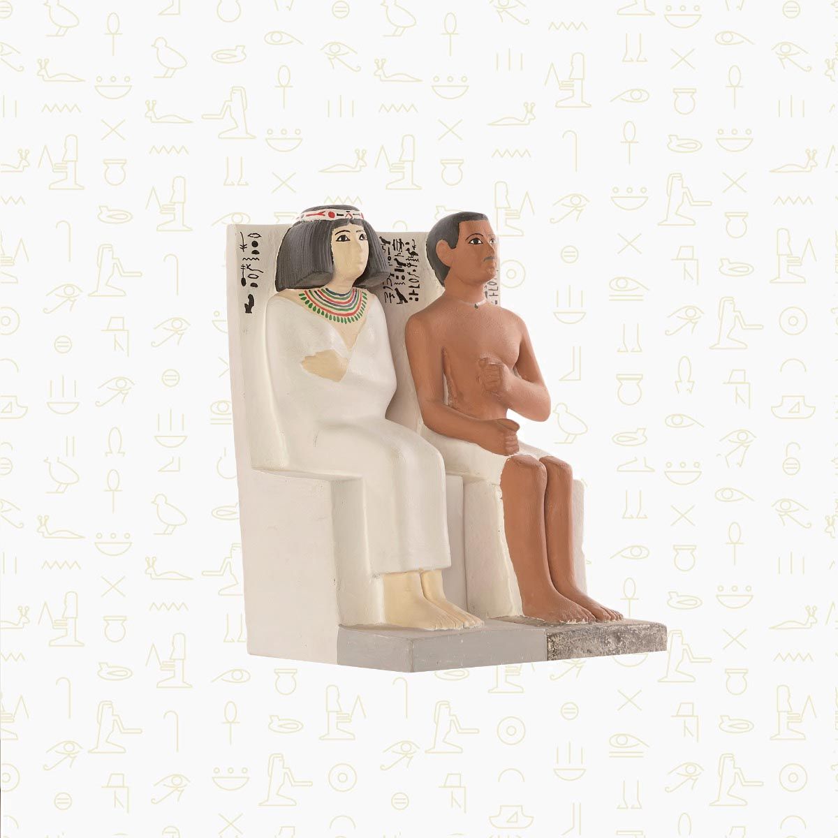 Estatua de Rahotep y Nofret (Tamaño Museo)
